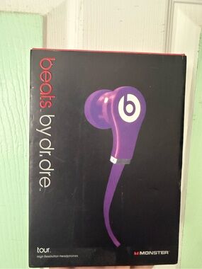 NEW Beats by Dr. Dre Tour In-Ear Headphones - Purple